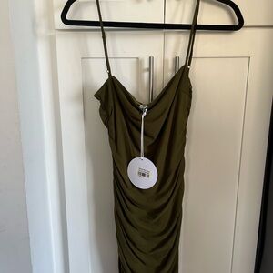 Princess Polly Olive Mini Dress